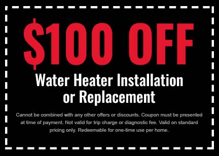 Discount on Water Heater Installation