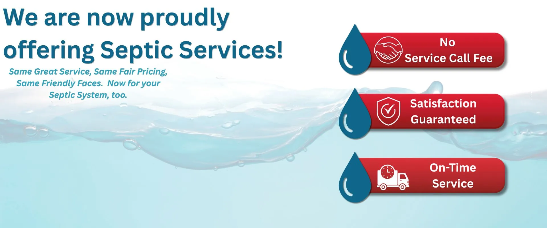 Performance Plumbing Services - Now Offering Septic Services!